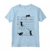 Carino Gatto Gattino Giocare Musica Nota Chiave Musicista Arte Maglietta - Ideale per Amanti della Musica e degli Animali - Regalo Divertente per Musicisti