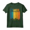 Istanbul Turchia Retro Vintage Tramonto Skyline Maglietta - Souvenir Città per Viaggiatori e Backpacker