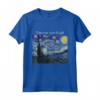 Notte stellata di Vincent van Gogh | Famoso dipinto Maglietta - Ideale regalo per amanti dell'arte e laureati in arte