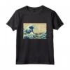 La Grande Onda off Kanagawa Cool Vintage Pittura Giapponese Maglietta - Design Artistico Giapponese - Ideale come Regalo di Compleanno per Amanti dell'Arte e della Cultura Giapponese