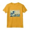 La Grande Onda off Kanagawa Cool Vintage Pittura Giapponese Maglietta - Design Artistico Giapponese - Ideale come Regalo di Compleanno per Amanti dell'Arte e della Cultura Giapponese