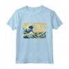 La Grande Onda off Kanagawa Cool Vintage Pittura Giapponese Maglietta - Design Artistico Giapponese - Ideale come Regalo di Compleanno per Amanti dell'Arte e della Cultura Giapponese