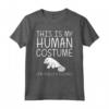 Dugong Easy Halloween Costume Umano - Fai da te Regalo Maglietta per Bambini e Adulti - Halloween Cosplay