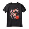 Cherry Blossom Koi Carp Fish Japanese Sakura - Arte grafica Maglietta - Abbigliamento Giapponese con Fiori di Ciliegio e Simbolo Kanji - Ideale come Regalo di Natale o Compleanno