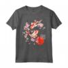 Cherry Blossom Koi Carp Fish Japanese Sakura - Arte grafica Maglietta - Abbigliamento Giapponese con Fiori di Ciliegio e Simbolo Kanji - Ideale come Regalo di Natale o Compleanno