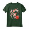 Cherry Blossom Koi Carp Fish Japanese Sakura - Arte grafica Maglietta - Abbigliamento Giapponese con Fiori di Ciliegio e Simbolo Kanji - Ideale come Regalo di Natale o Compleanno
