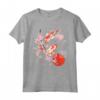 Cherry Blossom Koi Carp Fish Japanese Sakura - Arte grafica Maglietta - Abbigliamento Giapponese con Fiori di Ciliegio e Simbolo Kanji - Ideale come Regalo di Natale o Compleanno