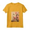 Donna Arte Giapponese Woodblock Vintage - Maglietta con Collo a V - Design Fiori e Uccelli - Ideale come Regalo Unico