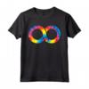 Simbolo dell'Infinito dell'Autismo - Rainbow Puzzle Pieces Tee Maglietta per Sensibilizzazione - Regalo Sostegno per l'Autismo