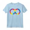 Simbolo dell'Infinito dell'Autismo - Rainbow Puzzle Pieces Tee Maglietta per Sensibilizzazione - Regalo Sostegno per l'Autismo