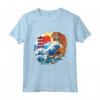 Giapponese Tiger Grande Onda Kanagawa Giappone Arte Vintage Maglietta - La Grande Onda Kanagawa - Ideale per il Festival dei Fiori di Ciliegio