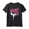 Ragazza Muay Thai Maglietta - Grafica Kickboxing - Ideale come Regalo per Natale o Compleanno