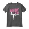 Ragazza Muay Thai Maglietta - Grafica Kickboxing - Ideale come Regalo per Natale o Compleanno