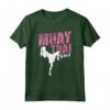 Ragazza Muay Thai Maglietta - Grafica Kickboxing - Ideale come Regalo per Natale o Compleanno