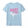 Ragazza Muay Thai Maglietta - Grafica Kickboxing - Ideale come Regalo per Natale o Compleanno