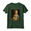 Leonardo da Vinci Dama con l'ermellino Arte per artisti Maglietta - Design Unico per Amanti dell'Arte e Insegnanti