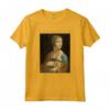 Leonardo da Vinci Dama con l'ermellino Arte per artisti Maglietta - Design Unico per Amanti dell'Arte e Insegnanti