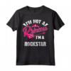 Cool Not A Princess Girl Rockstar - Maglietta donna per gli amanti della musica rock - Regalo unico per compleanni e Natale