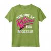 Cool Not A Princess Girl Rockstar - Maglietta donna per gli amanti della musica rock - Regalo unico per compleanni e Natale