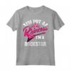 Cool Not A Princess Girl Rockstar - Maglietta donna per gli amanti della musica rock - Regalo unico per compleanni e Natale