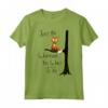Just Be Whatever You Want To Be - Maglietta Spazzola con Volpe e Gufo - Idea Regalo per Amanti degli Animali