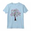 Bellissimo Albero della Vita Fiori Mandala Rosa - Maglietta Unica per Meditazione Yoga e Natura - Ideale come Regalo per Compleanni e Vacanze
