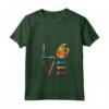 Donna LOVE - Arte Divertente Maglietta con Collo a V - Ideale come Regalo per Insegnanti e Amanti dell'Arte