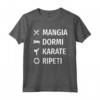 Karate Divertente - Maglietta Regalo Arti Marziali Uomo Bambino - Ideale per Compleanno o Natale