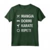 Karate Divertente - Maglietta Regalo Arti Marziali Uomo Bambino - Ideale per Compleanno o Natale