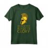 Motivational Inspiring Ancient Greek Spartan Warrior Helmet Maglietta - Courage Quote Tee for History Enthusiasts