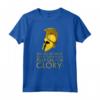 Motivational Inspiring Ancient Greek Spartan Warrior Helmet Maglietta - Courage Quote Tee for History Enthusiasts