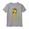 Motivational Inspiring Ancient Greek Spartan Warrior Helmet Maglietta - Courage Quote Tee for History Enthusiasts