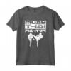 Combattente Muay Thai Boxe Arti Marziali Maglietta - Idea Regalo per Appassionati - Combatto per la Mia Passione