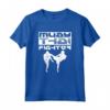 Combattente Muay Thai Boxe Arti Marziali Maglietta - Idea Regalo per Appassionati - Combatto per la Mia Passione