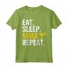 Eat Sleep MMA Ripetizione - Regalo Maglietta per Appassionati di Arti Marziali - Ideale per Compleanno o Natale