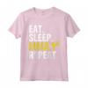 Eat Sleep MMA Ripetizione - Regalo Maglietta per Appassionati di Arti Marziali - Ideale per Compleanno o Natale