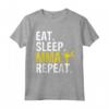 Eat Sleep MMA Ripetizione - Regalo Maglietta per Appassionati di Arti Marziali - Ideale per Compleanno o Natale