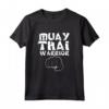 Guerriero Muay Thai Combattente - Super Maglietta per Appassionati di Arti Marziali e Fighter - Regalo Divertente per Natale