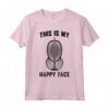 Fencer Scherma Maschera - This Is My Happy Face Epee Sword Lotta Maglietta - Ideale per Regali di Natale o Compleanno per Artisti Marziali