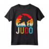 Judo Throw Retro Japanese Martial Arts Judoka Fighter Gift Maglietta - Perfect Gift for Judo Enthusiasts and Instructors