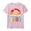 Judo Throw Retro Japanese Martial Arts Judoka Fighter Gift Maglietta - Perfect Gift for Judo Enthusiasts and Instructors
