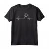 Karate Heartbeat Pulse - Funny Karate Fighter Maglietta - Ideale come Regalo per gli Amanti del Karate