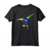 Capoeira Pose Brazil Flag - Brazilian Martial Arts Dance Gift Maglietta - Ideal for Capoeira Enthusiasts and Instructors