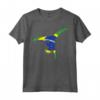 Capoeira Pose Brazil Flag - Brazilian Martial Arts Dance Gift Maglietta - Ideal for Capoeira Enthusiasts and Instructors