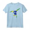 Capoeira Pose Brazil Flag - Brazilian Martial Arts Dance Gift Maglietta - Ideal for Capoeira Enthusiasts and Instructors