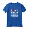 I Love My Kids - Maglietta Divertente per Mamma e Papà - Ideale per Regali di Famiglia e Feste