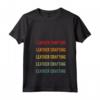 Donna Amante del mestiere della pelle - Hobbista dell'artigianato della pelle - Arcobaleno D Maglietta con Collo a V - Ideale per Regalo Artigianato Cuoio