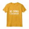 IO ODIO I TATUAGGI - Felpa con Cappuccio Anti-Tatuaggi - Regalo Divertente per Amici Tatuati - Compleanno o Natale