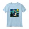 Divertente T-shirt Coniglio Van Gogh - Regalo Unico per Bambini Amanti degli Animali - Ideale per Compleanni e Natale