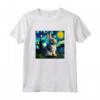Divertente T-shirt Coniglio Van Gogh - Regalo Unico per Bambini Amanti degli Animali - Ideale per Compleanni e Natale